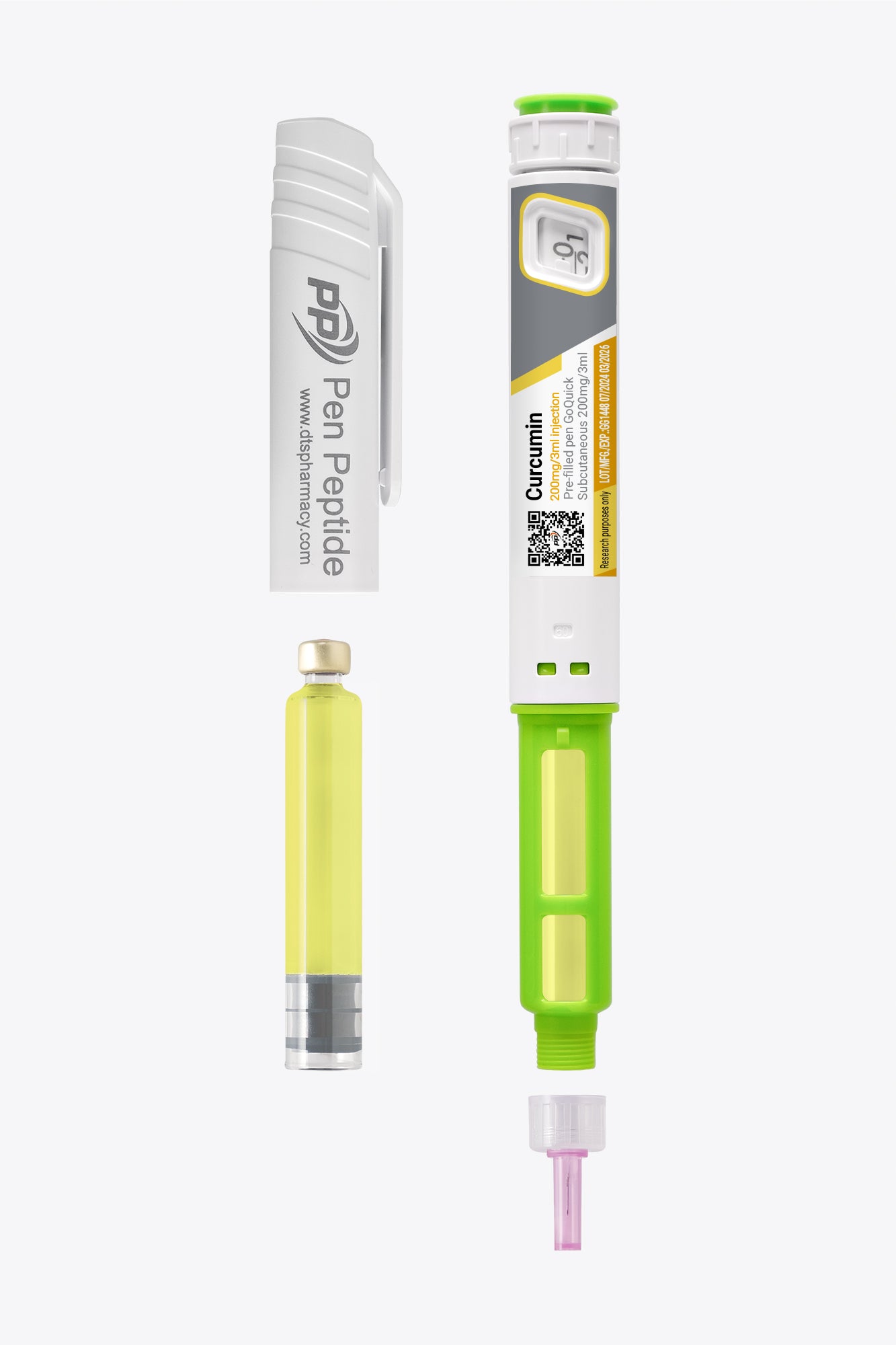 Curcumin u obliku injekcijske olovke za supkutanu primjenu